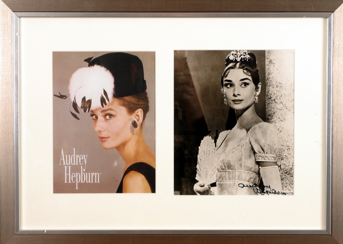 Audrey Hepburn. signed photograph at Whyte's Auctions