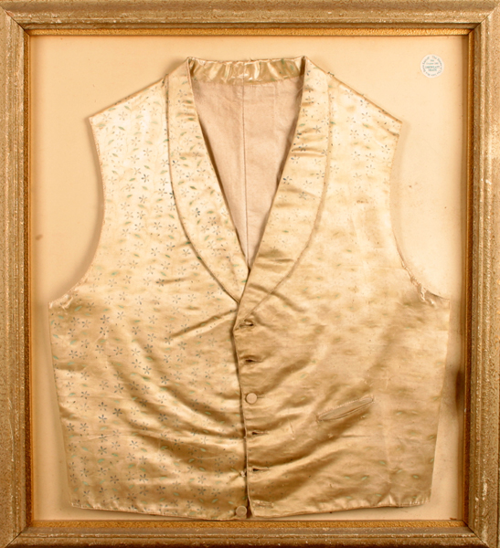 Boris Karloff. Silk waistcoat. at Whyte's Auctions