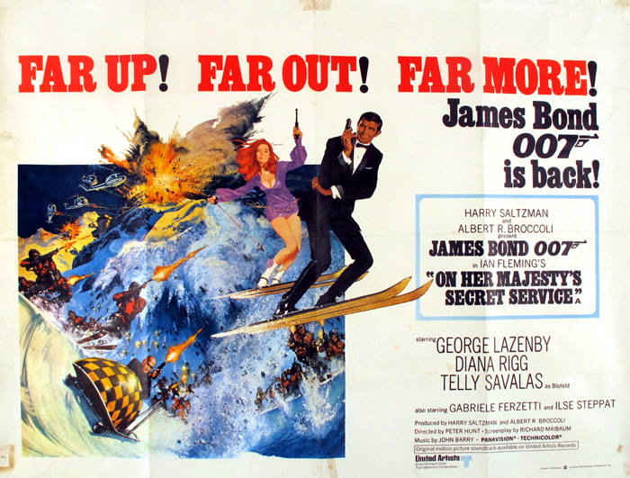 On Her Majesty's Secret Service, British Quad poster. at Whyte's Auctions
