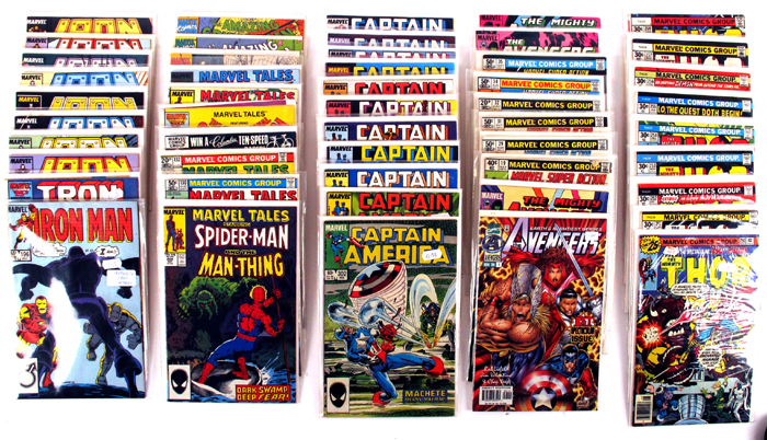 Comic books: A selection of 50 Marvel Comics comic books. at Whyte's Auctions