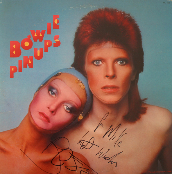 David Bowie, Pin Ups", signed album" at Whyte's Auctions