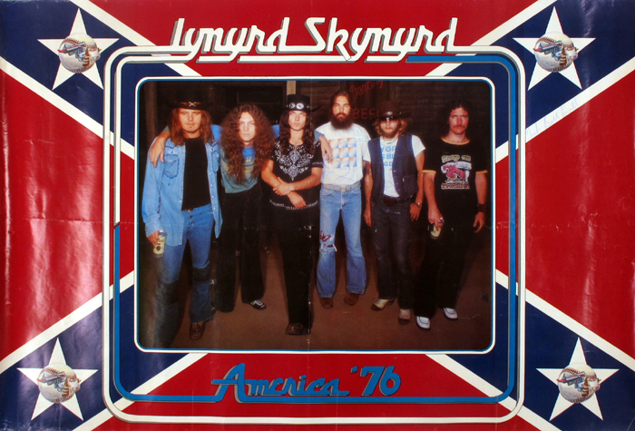 Lynyrd Skynyrd, 1976 American tour poster signed at Whyte's Auctions
