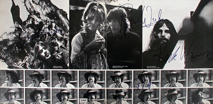 Pink Floyd, Ummagumma", signed album" at Whyte's Auctions