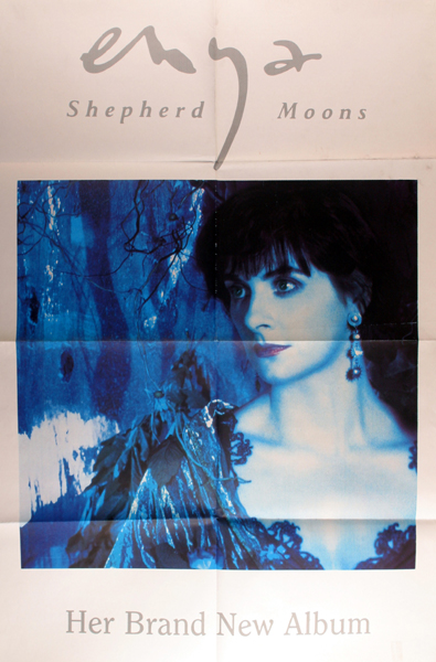 Enya. Shepherd Moons. Promotional poster for the release of the album. at Whyte's Auctions