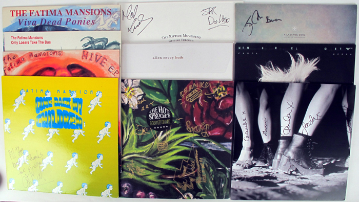 The Fatima Mansions, signed vinyl collection. at Whyte's Auctions