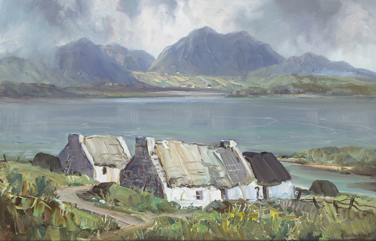CONNEMARA LANDSCAPE by Rowland Hill sold for 1,500 at Whyte's Auctions