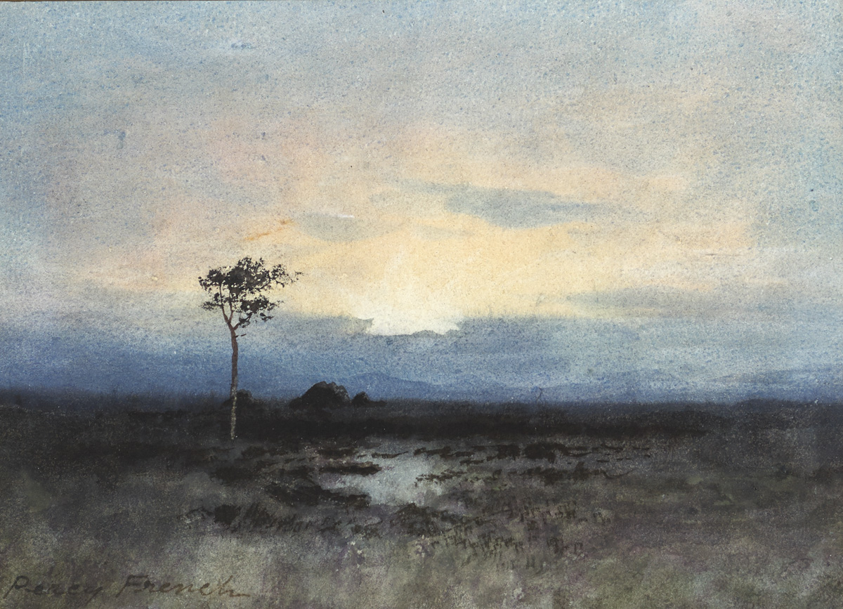 SUNSET SCENE by William Percy French (1854-1920) at Whyte's Auctions