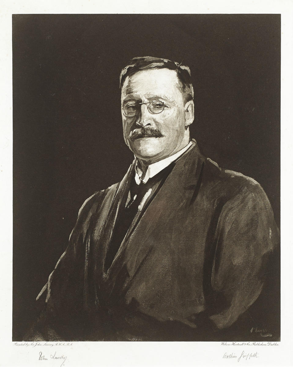 ARTHUR GRIFFITH, 1921 by Sir John Lavery RA RSA RHA (1856-1941) at Whyte's Auctions