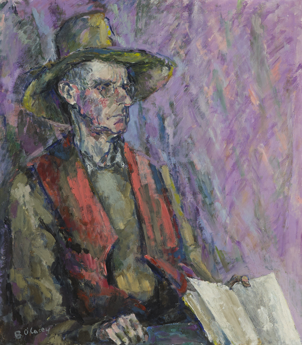 PORTRAIT OF SE�N O'CASEY, THE ARTIST'S FATHER by Breon O'Casey sold for �2,800 at Whyte's Auctions