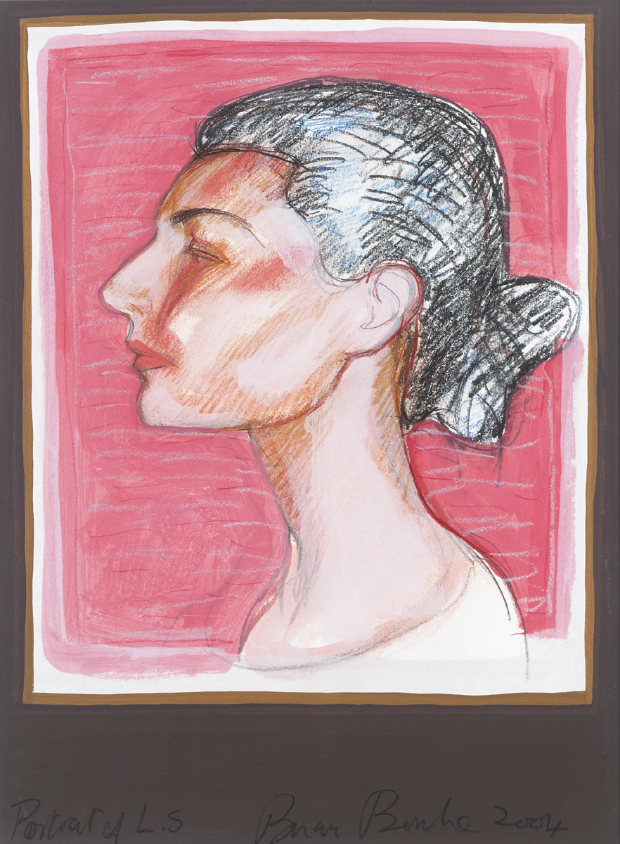 PORTRAIT OF L.S., 2004 by Brian Bourke HRHA (b.1936) at Whyte's Auctions
