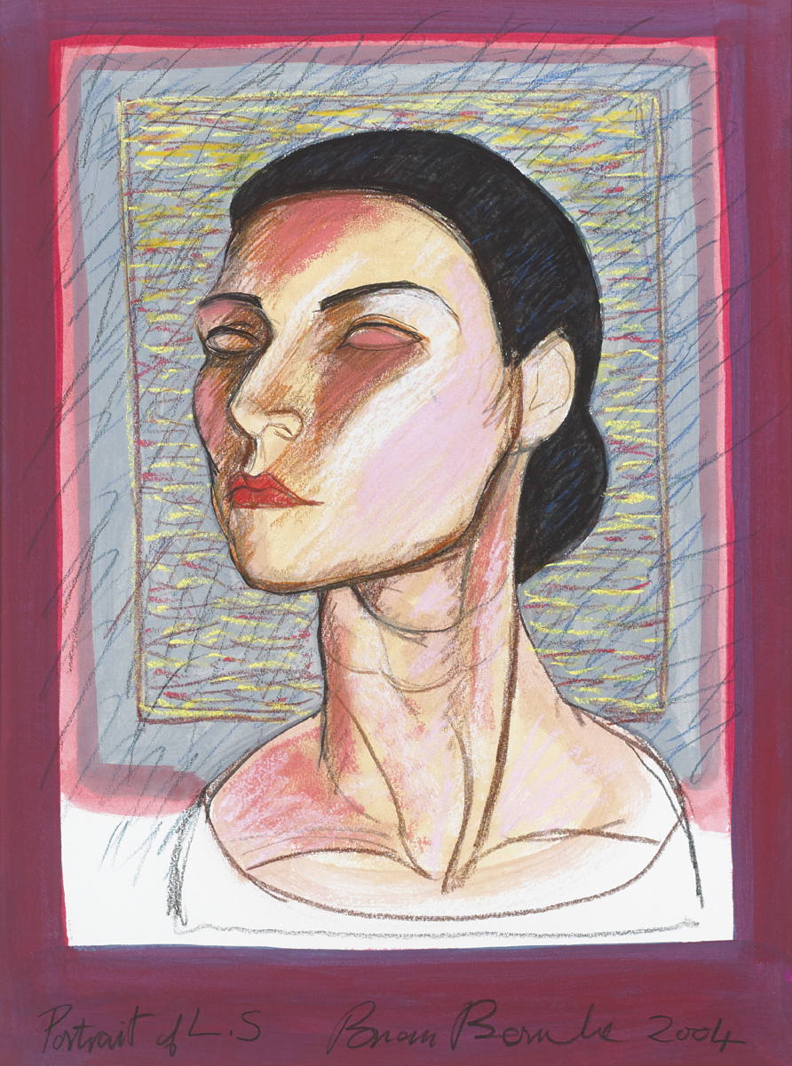 PORTRAIT OF L.S., 2004 by Brian Bourke HRHA (b.1936) at Whyte's Auctions