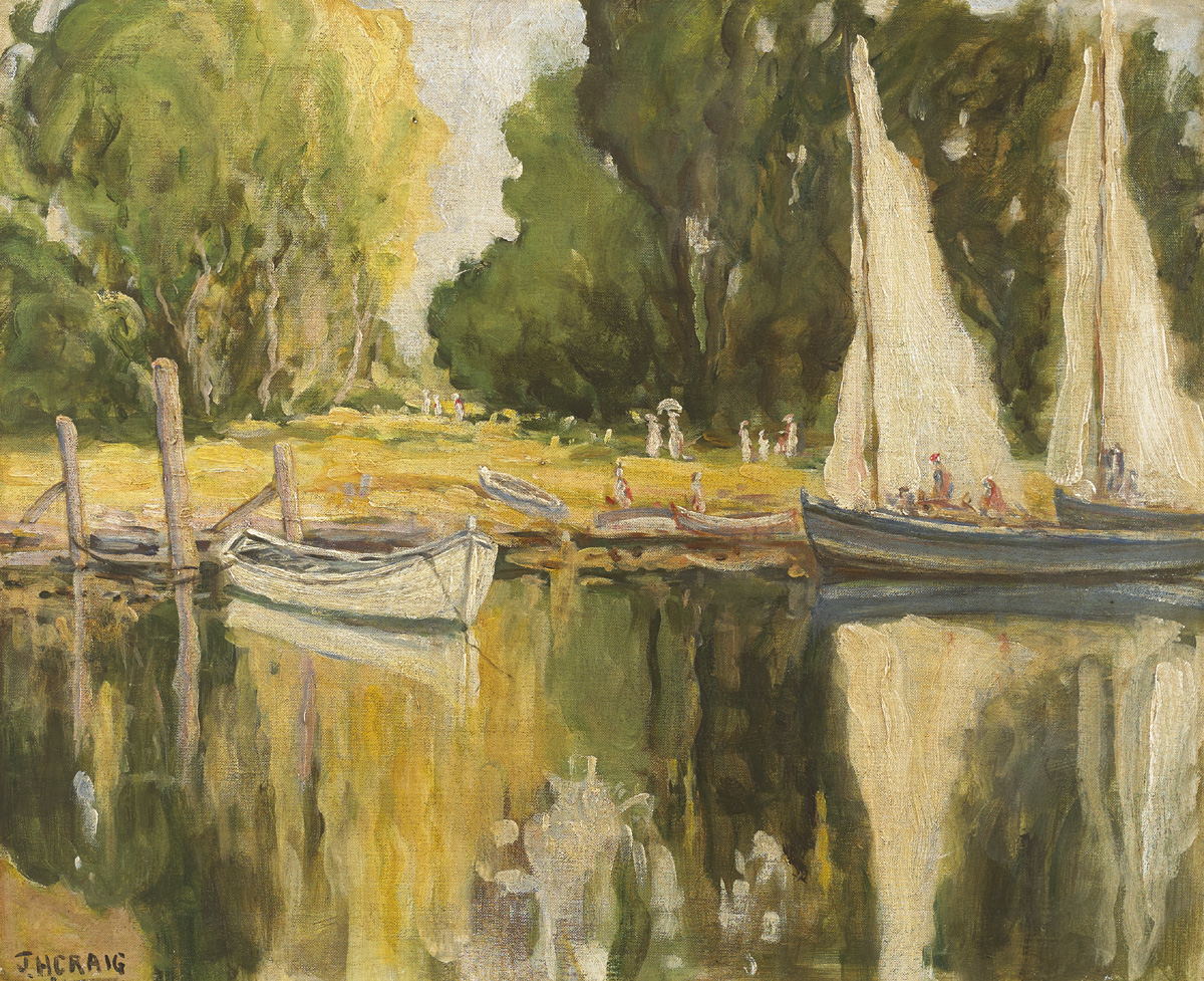 SUMMER YACHTING by James Humbert Craig sold for 9,000 at Whyte's Auctions