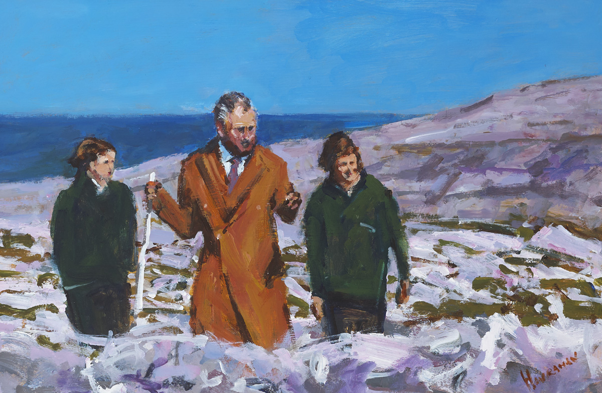 PRINCE CHARLES IN THE BURREN, COUNTY CLARE, MAY 2015 by Michael Hanrahan (b.1951) at Whyte's Auctions