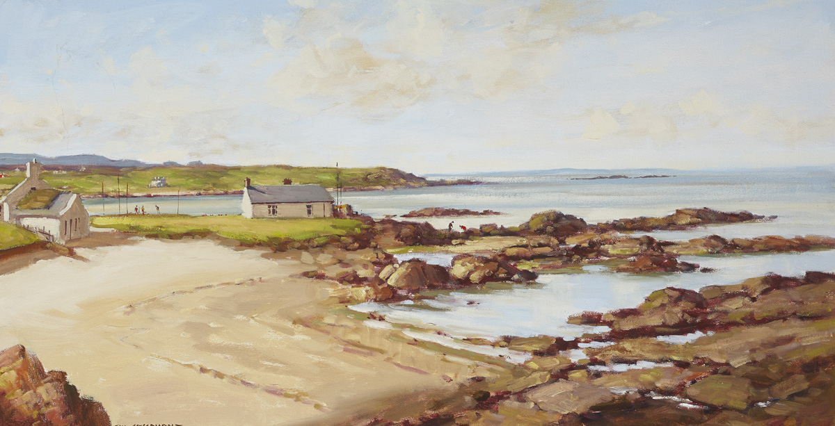 BRIGHT DAY, INISHOWEN, COUNTY DONEGAL and AT PORTBALLINTRAE, COUNTY ANTRIM (A PAIR) by Sam McClarnon (1923-2013) (1923-2013) at Whyte's Auctions