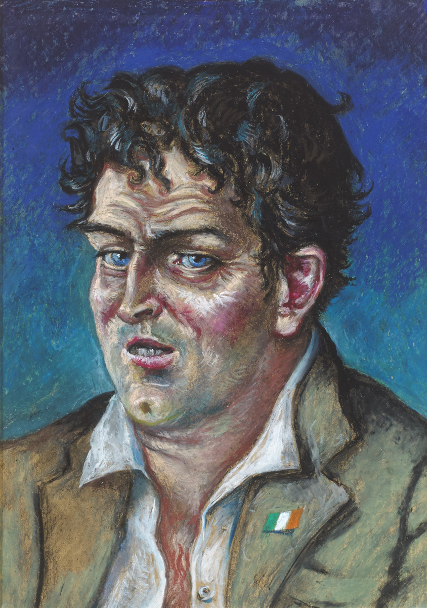 BRENDAN BEHAN, 1960 by Harry Kernoff RHA (1900-1974) at Whyte's Auctions