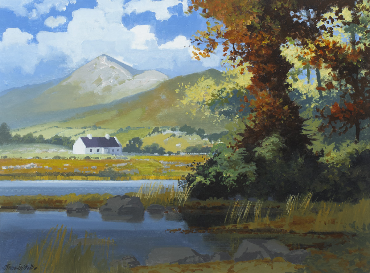 HOLY MOUNTAIN, SACRED SHADE [CROAGH PATRICK, COUNTY MAYO] by John Francis Skelton sold for �1,250 at Whyte's Auctions