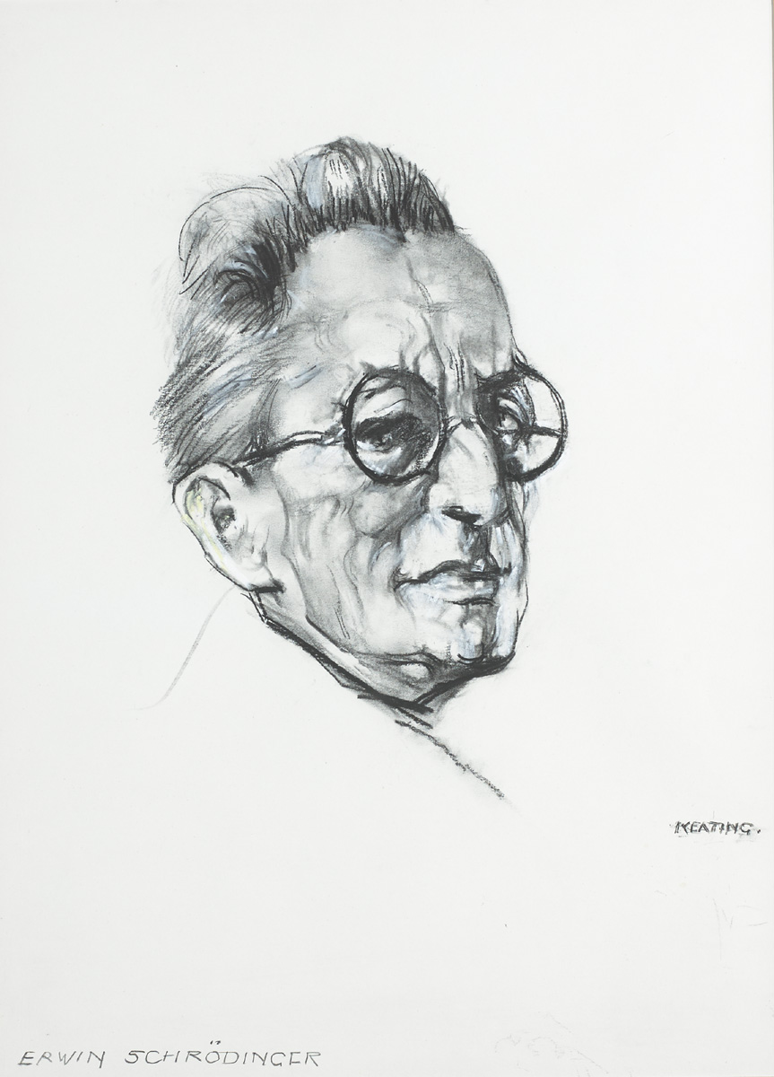 ERWIN SCHRDINGER, 1955-1956 by Sen Keating PPRHA HRA HRSA (1889-1977) at Whyte's Auctions