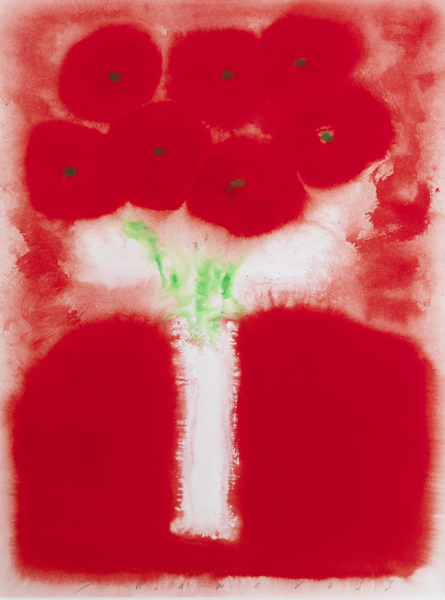 POPPIES IN A VASE by Neil Shawcross sold for 2,100 at Whyte's Auctions
