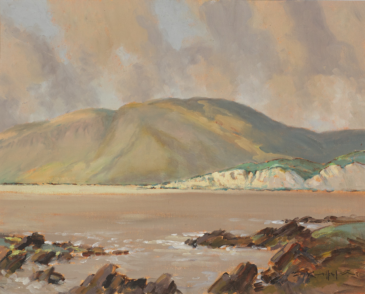 ACHILL ISLAND, COUNTY MAYO by George K. Gillespie RUA (1924-1995) at Whyte's Auctions