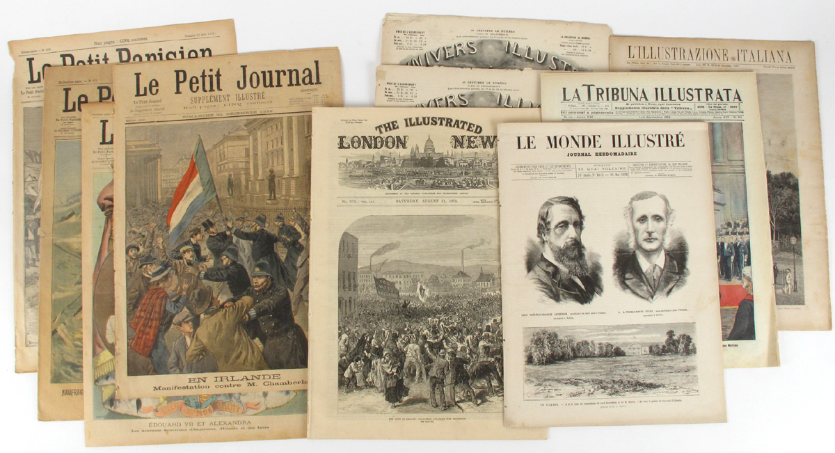 1880-1913 Illustrated journals reporting on events in Ireland at Whyte's Auctions