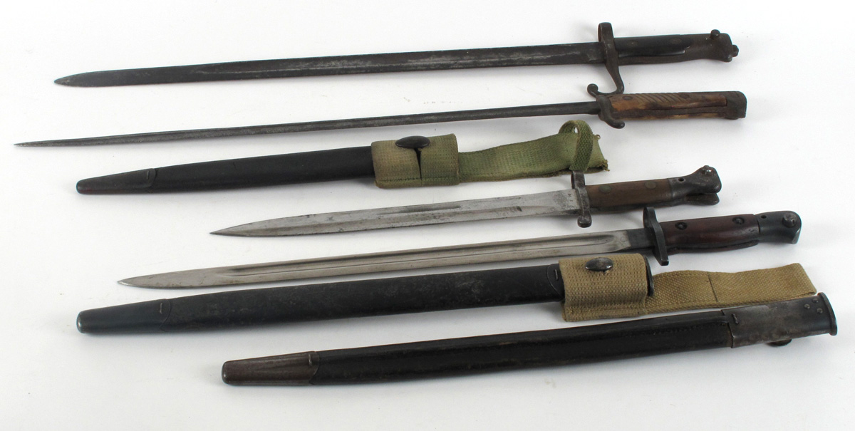1914 -1919 collection of four bayonets at Whyte's Auctions