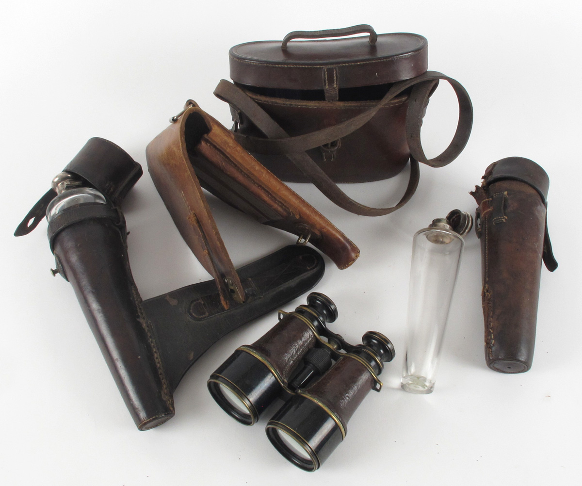 1900-1918 Cased binoculars, flasks etc. at Whyte's Auctions