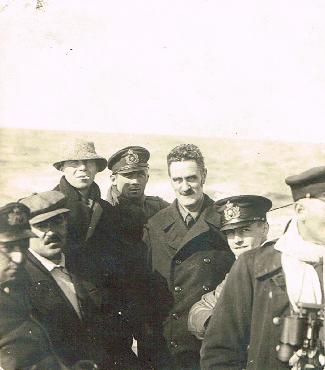 1916 (8-22 April). Three rare unpublished photographs of Roger Casement on board German submarines bound for Ireland. at Whyte's Auctions
