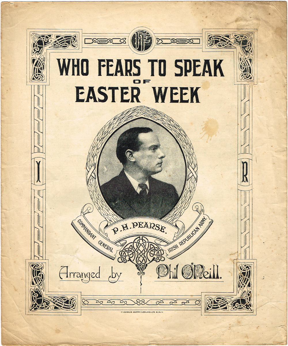 Who Fears to Speak of Easter Week" sheet music" at Whyte's Auctions