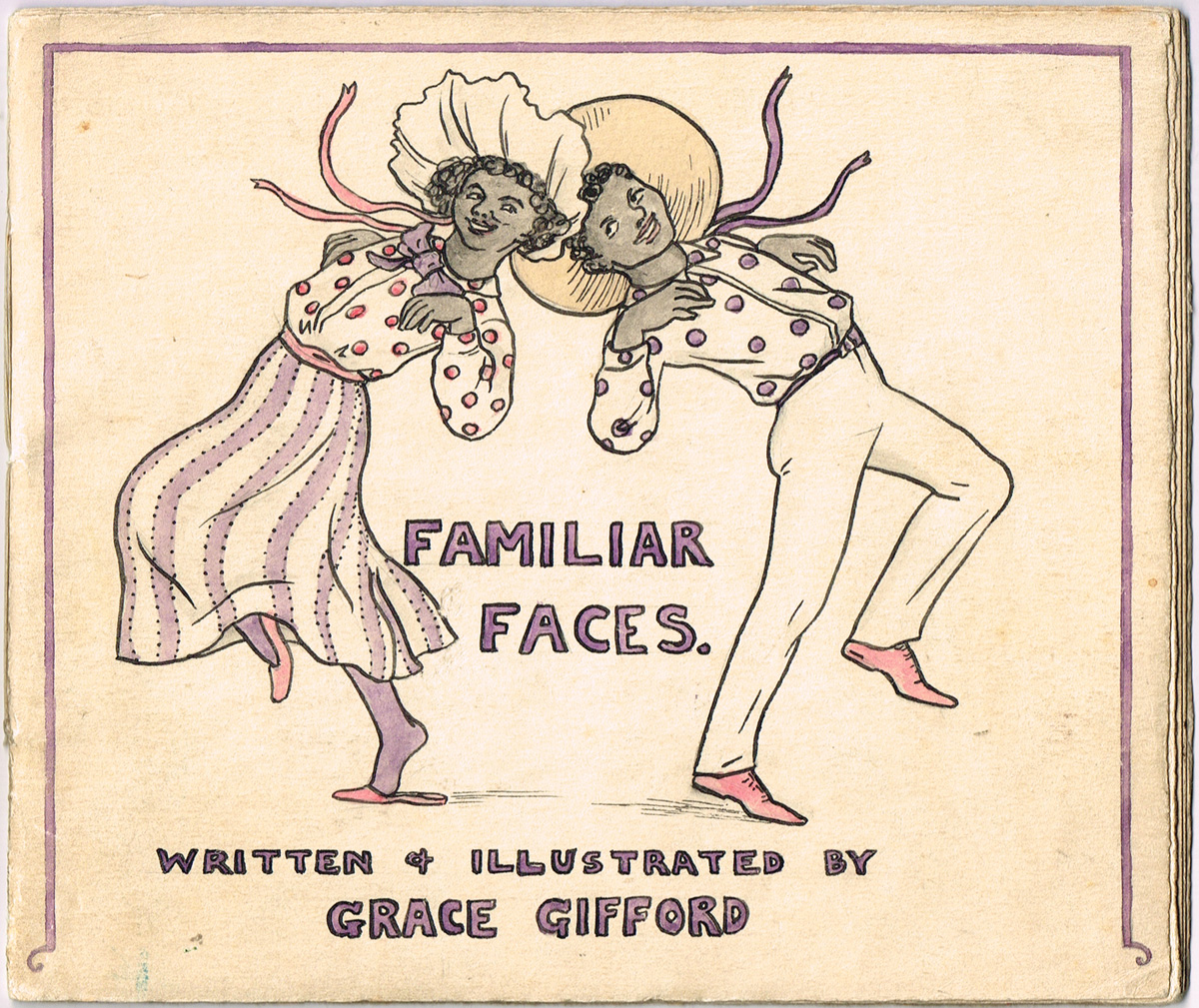 Grace Gifford Plunkett (1888-1955). Familiar Faces" hand drawn and coloured booklet." at Whyte's Auctions