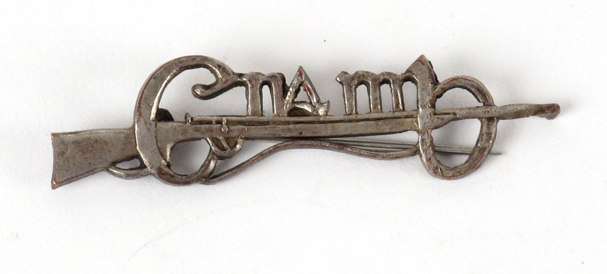 1914-21 Cumann na mBan badge issued to Margaret McElroy. at Whyte's Auctions