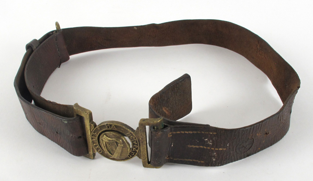 1916 Oglaigh na hEireann belt worn by a Volunteer, GPO Garrison, Easter 1916. at Whyte's Auctions