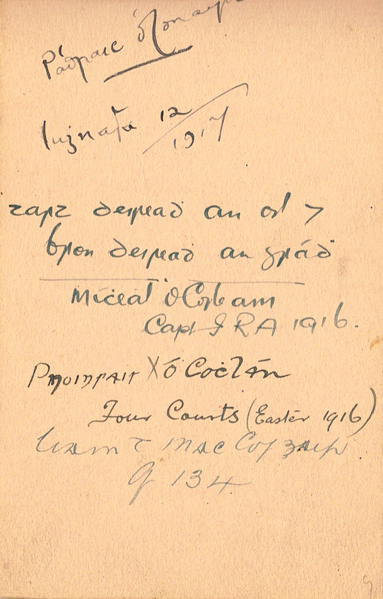 1916 -1918 an important autograph book including Michael Collins, W. T. Cosgrave, Thomas Ashe, Harry Boland, Eamon de Valera, etc. at Whyte's Auctions