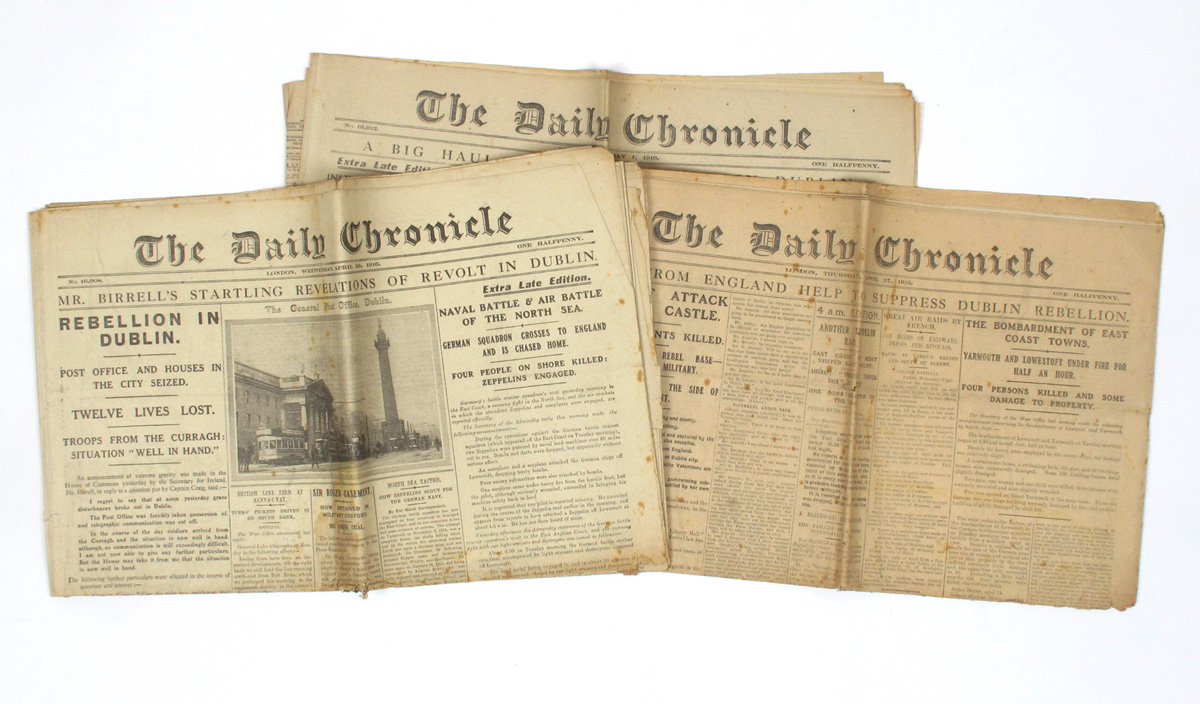 1916 Rising, The Daily Chronicle issues. at Whyte's Auctions