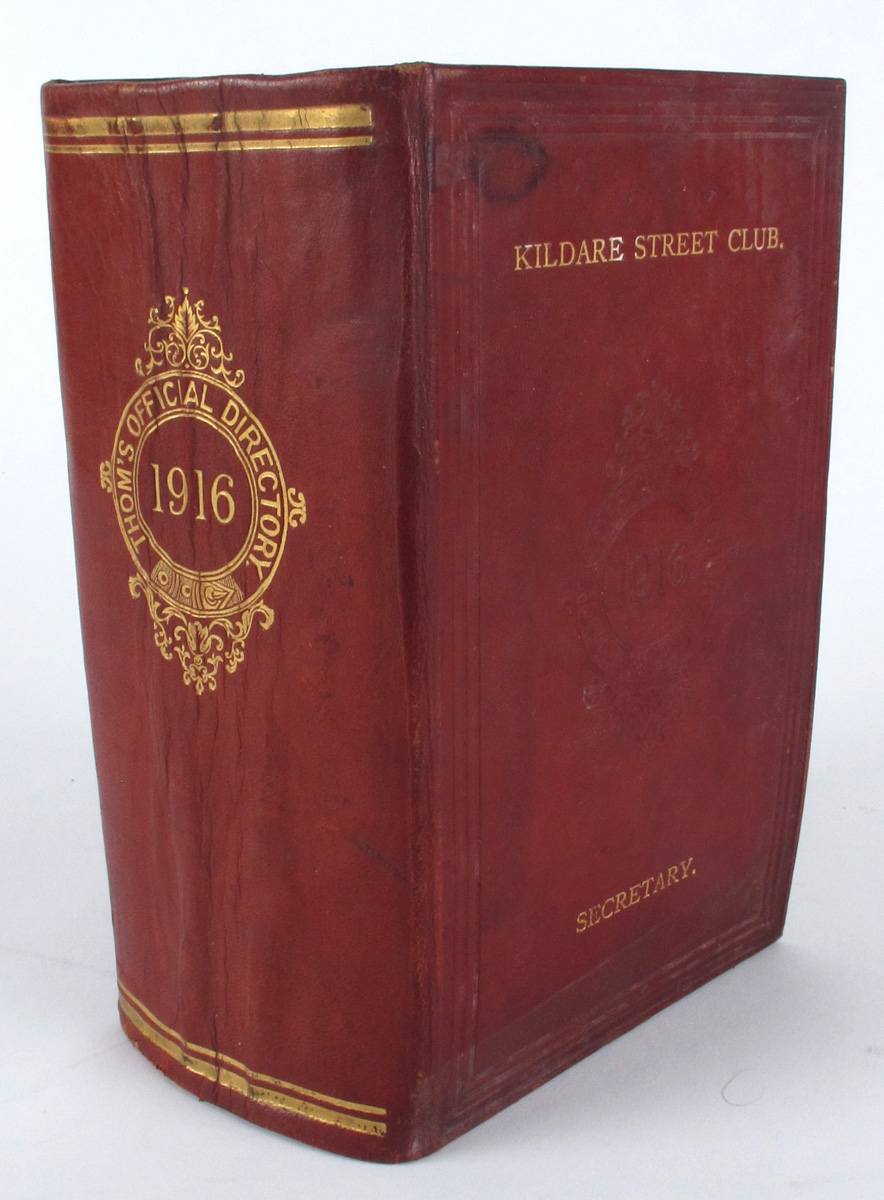 1916 Thom's Official Directory at Whyte's Auctions