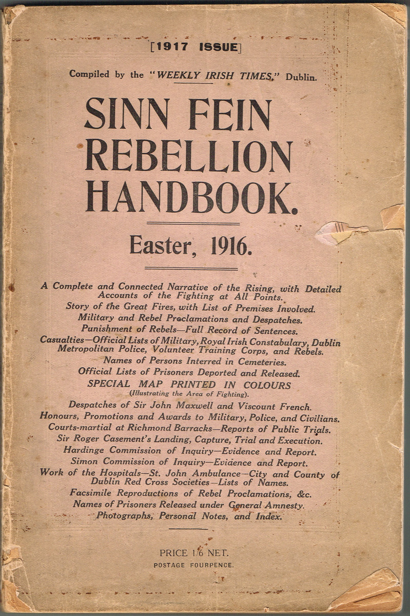 1916 The Sinn Fein Rebellion Handbook at Whyte's Auctions