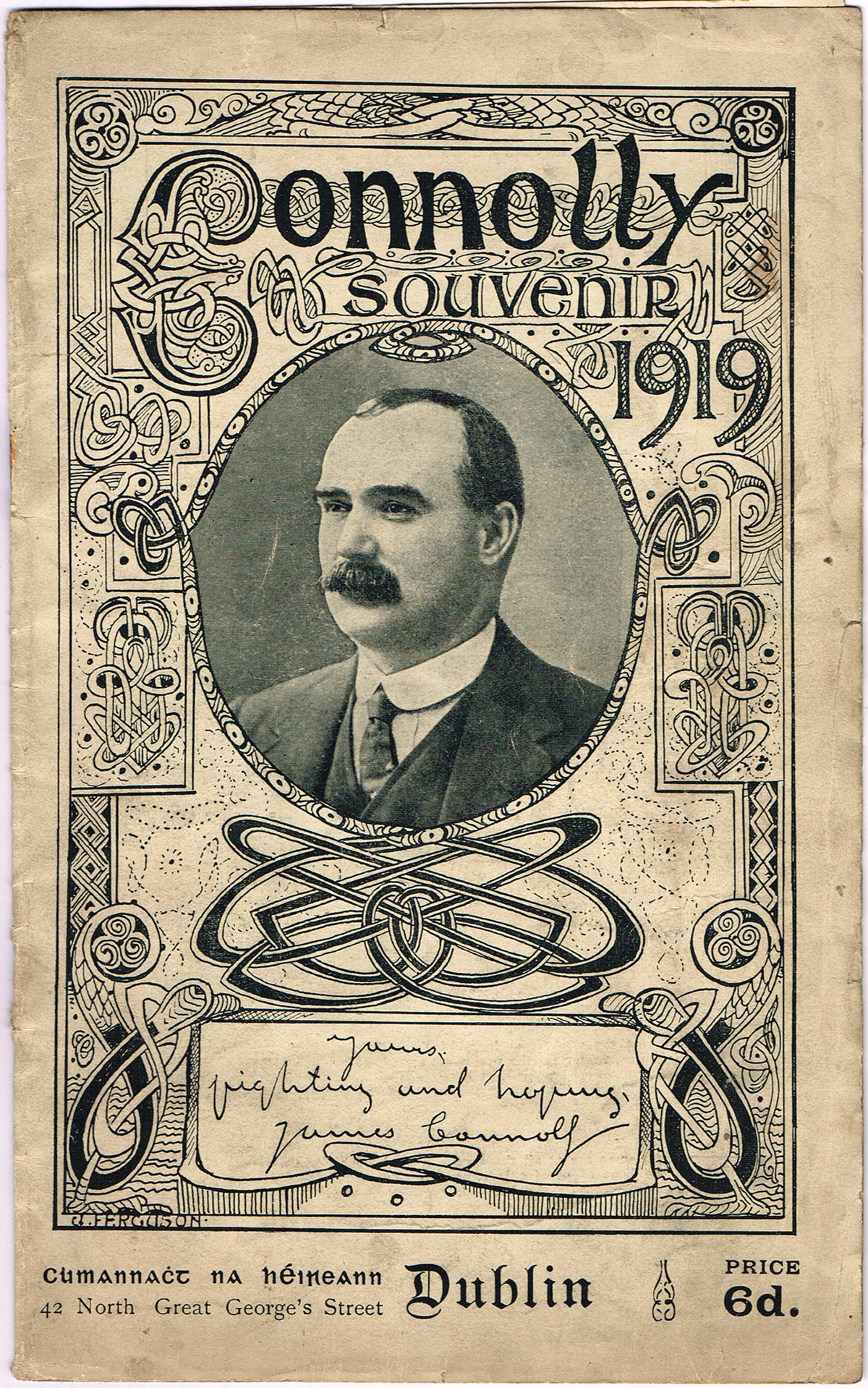 1919 James Connolly memorial booklet at Whyte's Auctions