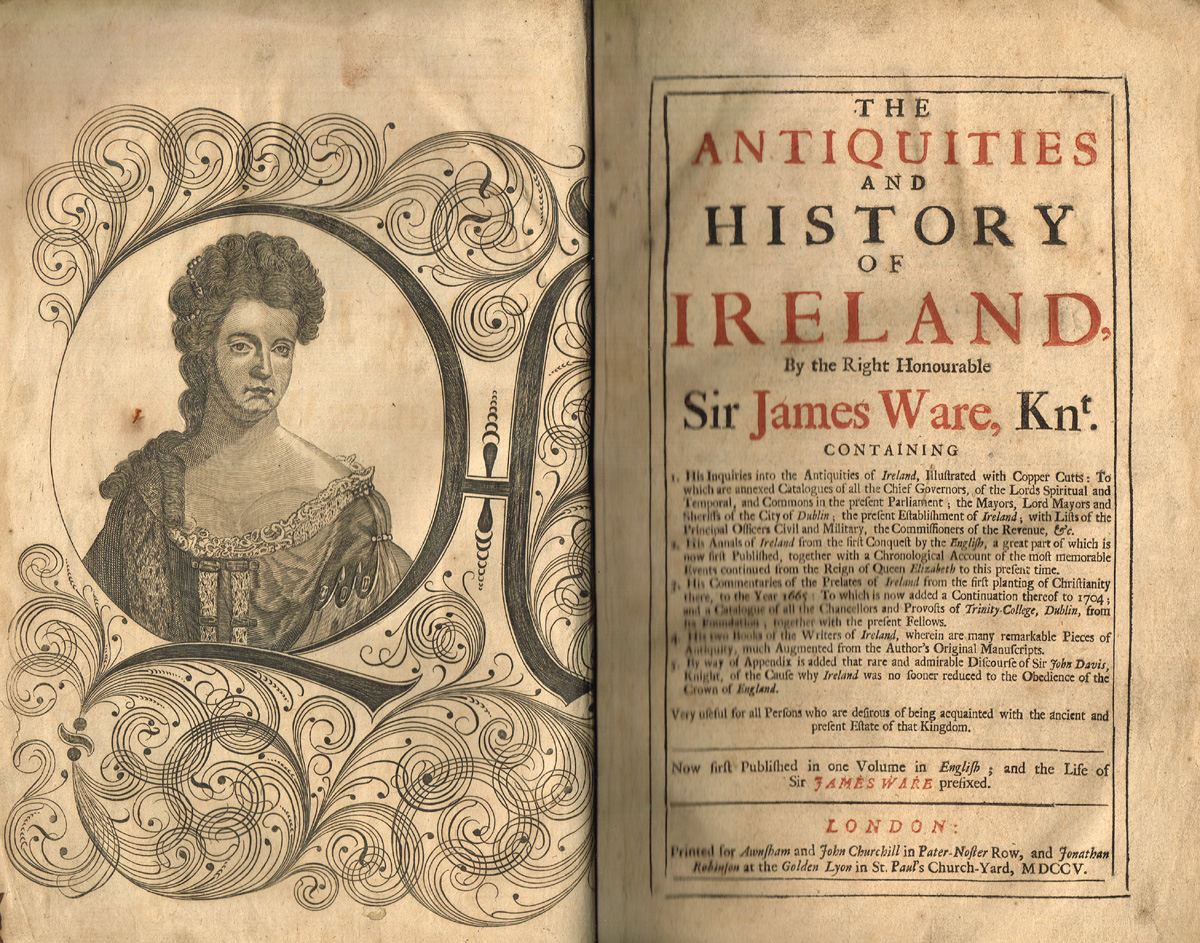 Ware, Sir James. The antiquities and history of Ireland. at Whyte's Auctions