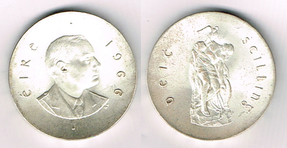 1966 Rising Anniversary ten shillings silver coins. (7) at Whyte's Auctions