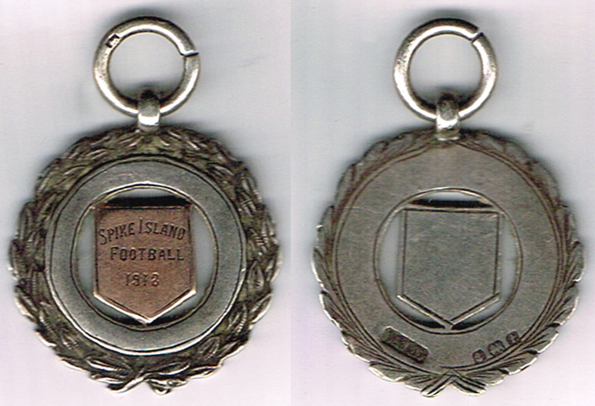 1918 Spike Island, football medal at Whyte's Auctions