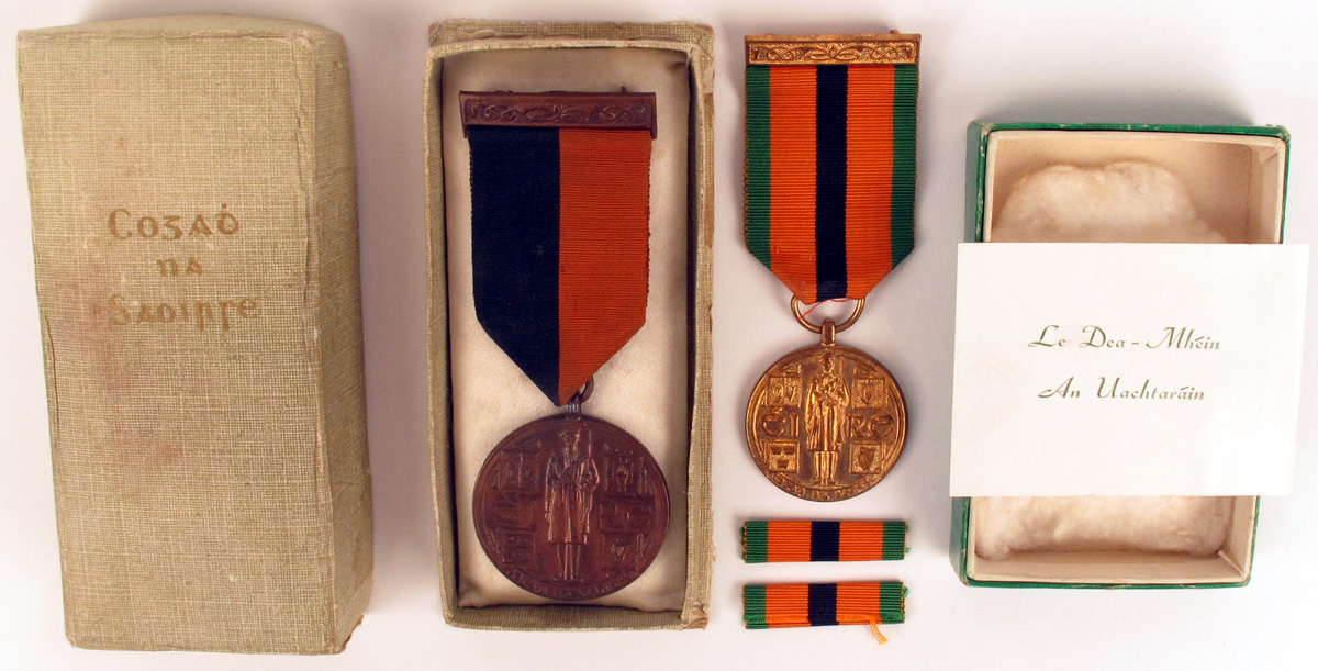 1917 - 1921 War of Independence Service medal and 1921 - 1971 Truce Anniversary Medal. at Whyte's Auctions