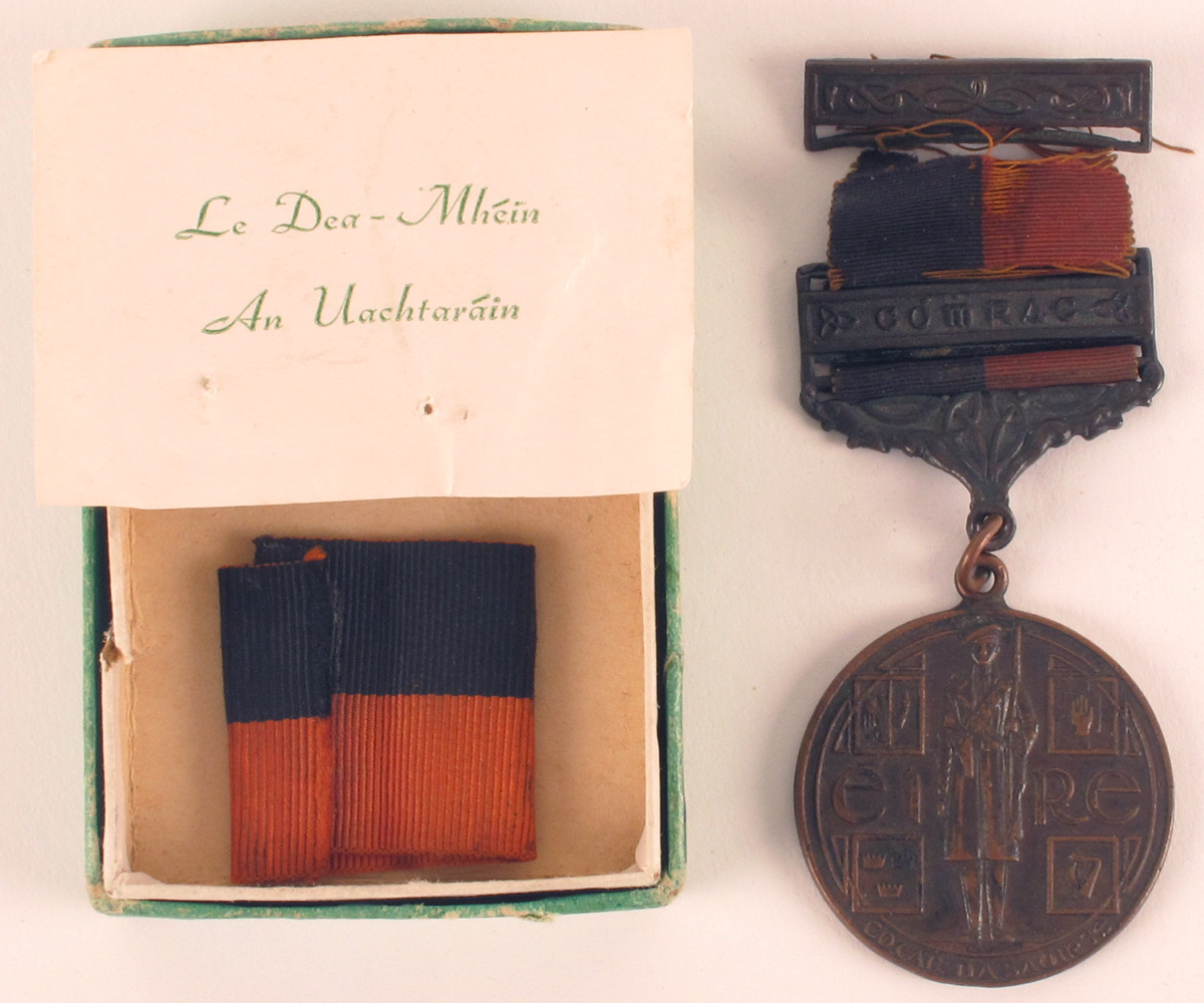 1917-1921 War of Independence Service Medal with combatant's Comhrach bar. at Whyte's Auctions