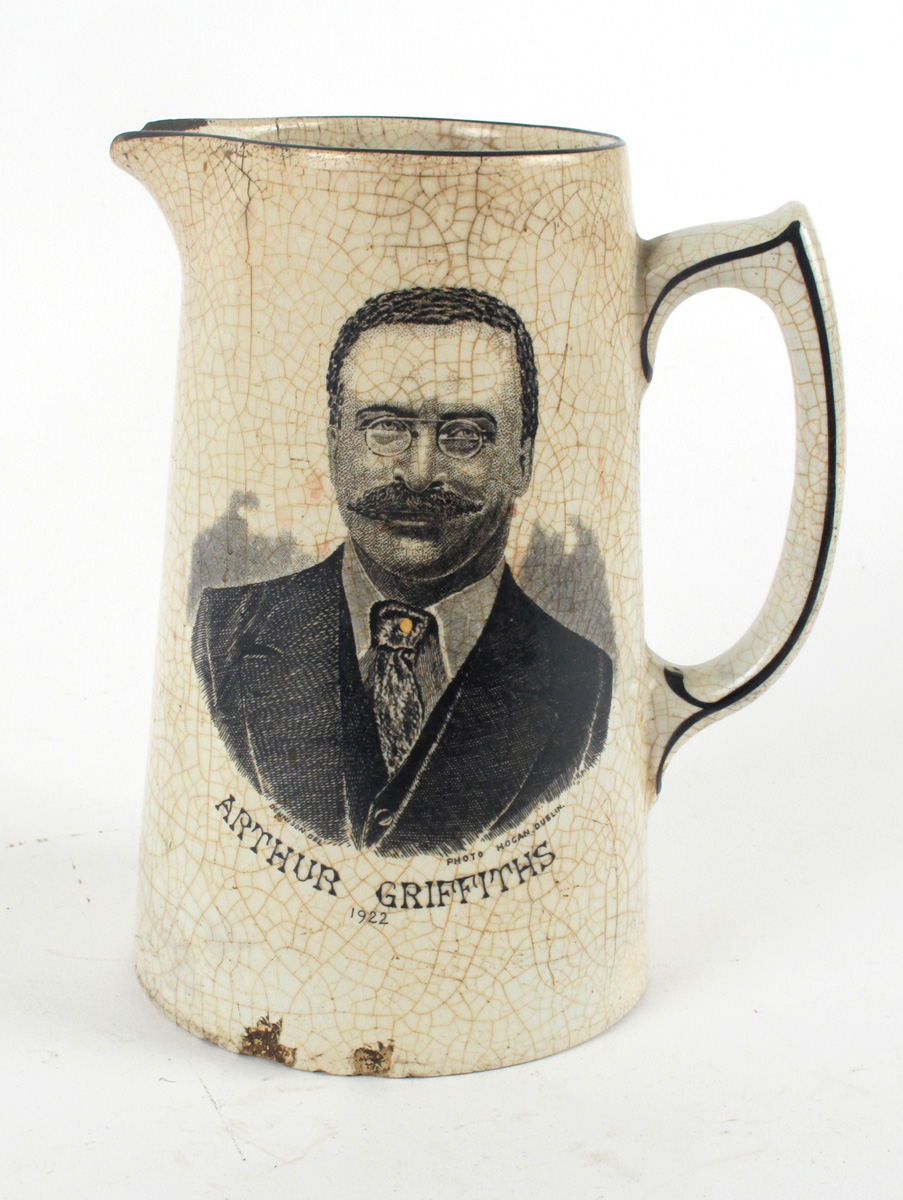 1922 Arthur Griffith commemorative jug. at Whyte's Auctions