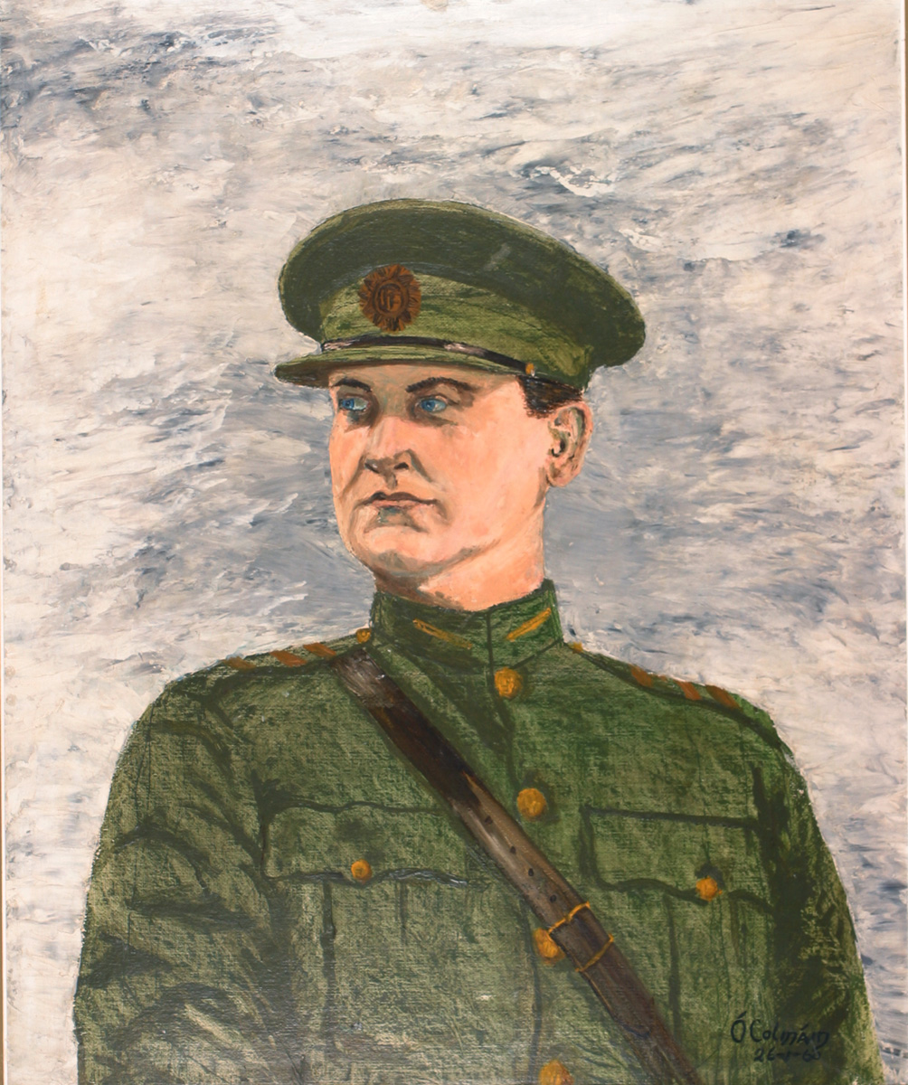 Michael Collins portrait by Seamus O Colmain (1925-1990). at Whyte's Auctions