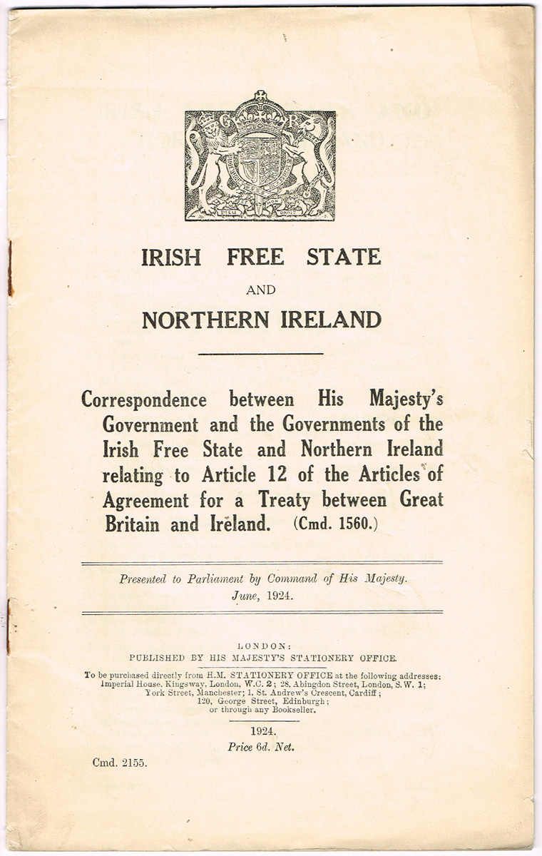 1924 Irish Free State and Northern Ireland: at Whyte's Auctions