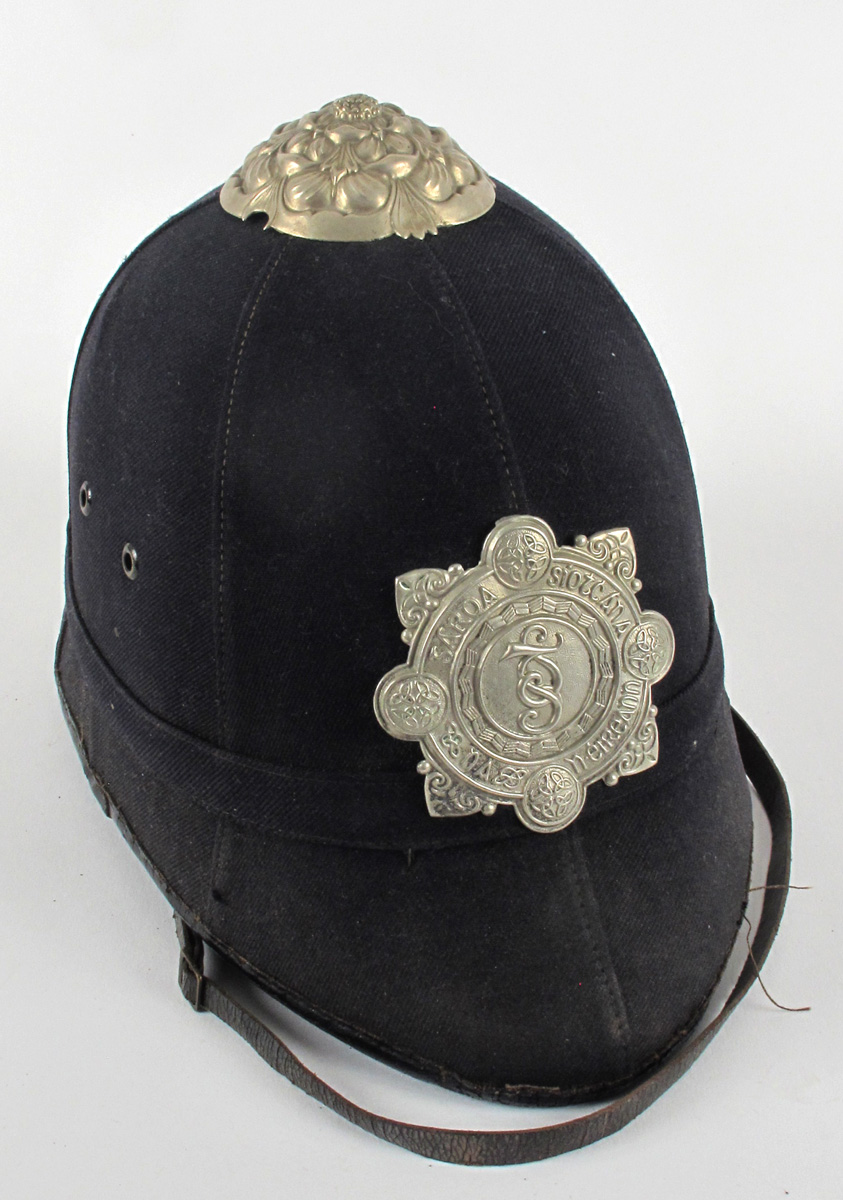 Late 1930s Garda Siochana helmet at Whyte's Auctions