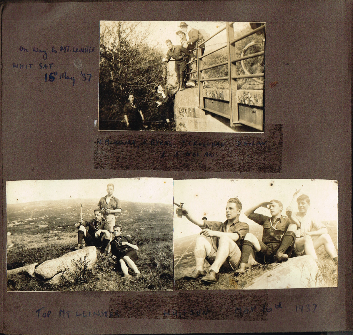 1930s Irish Catholic Boy Scouts photograph album. at Whyte's Auctions