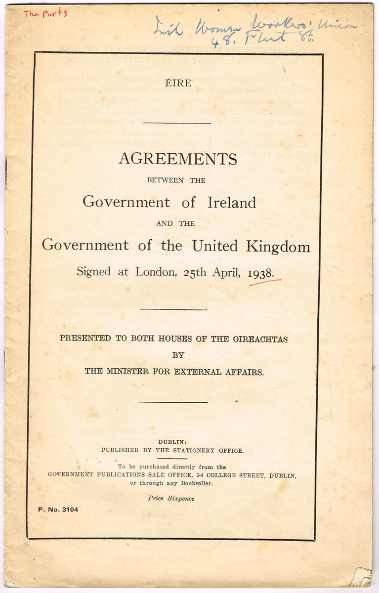 1937-1967. Collection of Oireachtas (Irish Parliament) Debates and Bills relating to the Constitution. at Whyte's Auctions