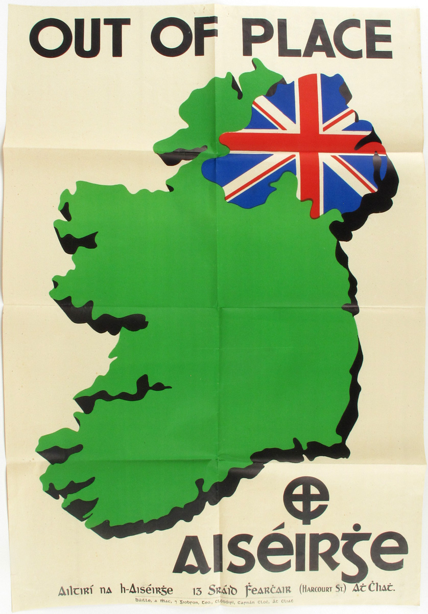 1940s Aiseirghe Anti-Partition poster at Whyte's Auctions