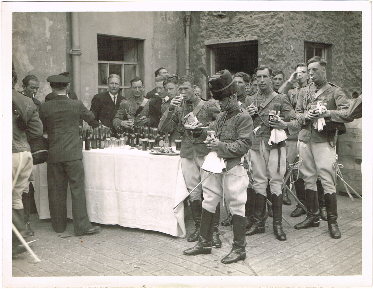 1945 (June) The Blue Hussars" at the inauguration of President Sean T. O'Kelly." at Whyte's Auctions