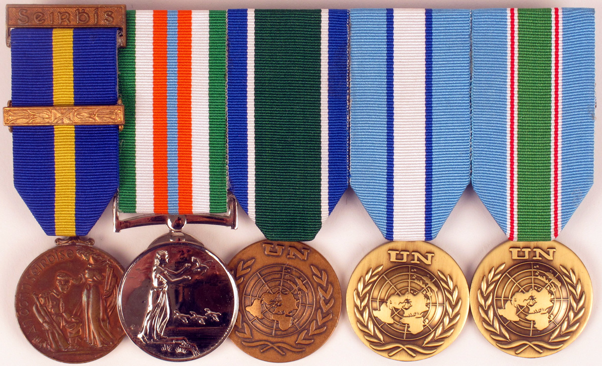 An Irish Defence Forces group of five at Whyte's Auctions